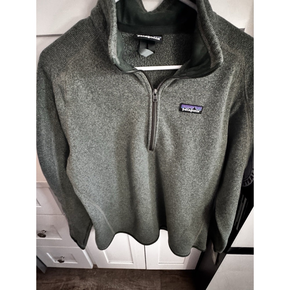 Patagonia Better Sweater Quarter Zip Jacket | Green | Men's‎ Size Large